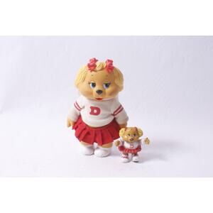 1980s The Get Along Gang Dotty Dog doll w PVC Figurine Vintage ~ 260413-WH 1065